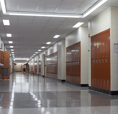 Empty School Hall